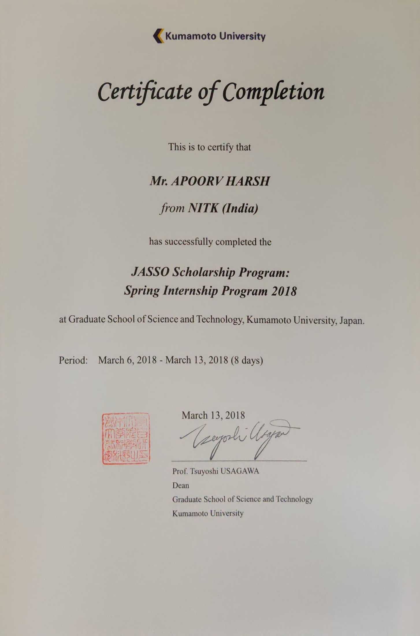JASSO Japan Scholarship